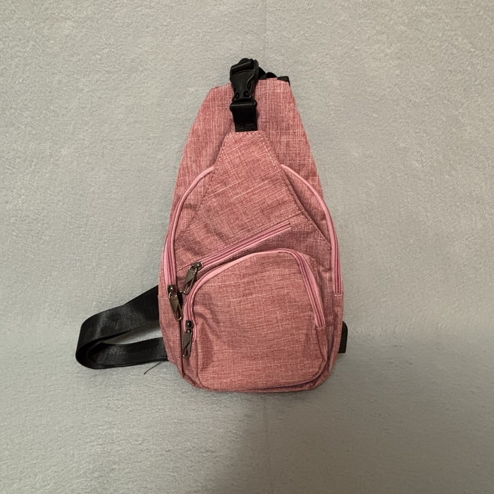Nupouch Sling Travel Pack Anti-Theft Pink Single Strap